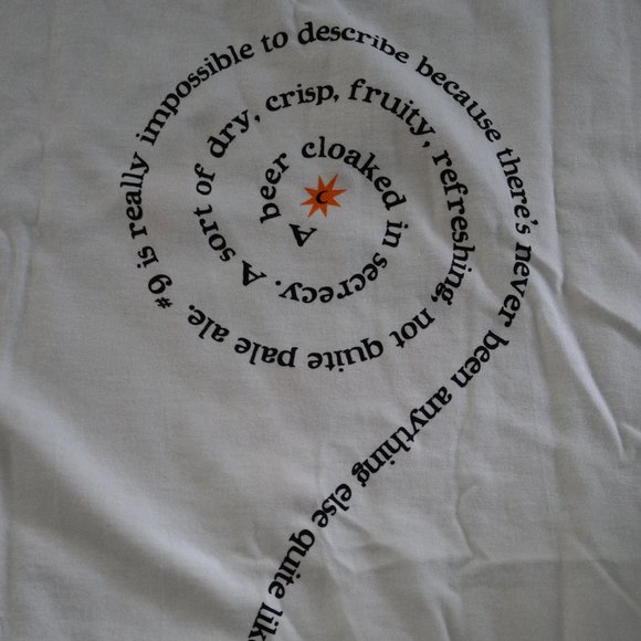 Anvil Magic Hat Brewing Co Number 9 White Cotton Short Sleeve T-Shirt - Picture 4 of 4